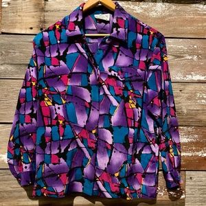 80's Vibe Button Up